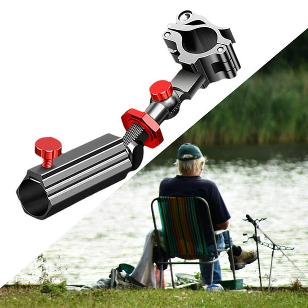 Dynwaveca 360 Degree Fishing Rod Rack,fishing Rod Holder,durable Aluminum Alloy Fishing Rod Pole Holder Clamp Bracket Universal For Fishing Rod - For