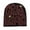 Black coffee, variant on Street Knitted Hat Autumn Winter Unisex Jacquard Letter Warm Trendy Hip Hop Yarn Pullover Beanie Trendy