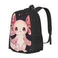 thumbnail image 1 of Fotbe Cute Axolotl Sakura Blossoms Mochila para Hombre y Mujer - Tela Oxford 600D Resistente - Mochila Impermeable de Gran Capacidad para Escuela, Viajes y Senderismo, 1 of 6