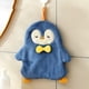 thumbnail image 5 of Toalla de mano animal suave lindo montado en la pared paño de plato toalla seca a mano para cocina baño pingüino, 5 of 10