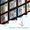 thumbnail image 6 of Math Equations Science Icons Blue Pattern Shower Curtain 84"x72" ,Bathroom Decorative Shower Curtains Set with 12 Hooks,Modern Waterproof Washable Shower Curtain, 6 of 6