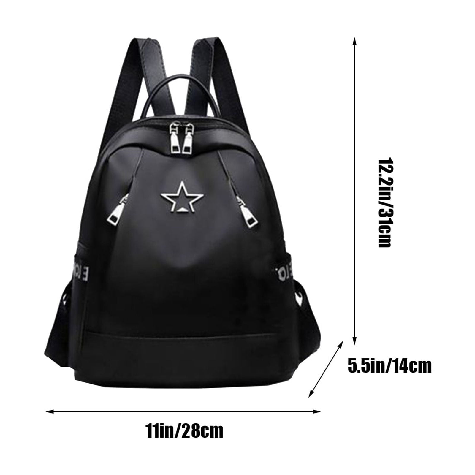 3971 Backpack Anti Theft Travel Nylon Backpack Purse Convertible Bookbag Anti Theft Convertible Tote, Crossbody & Backpack | Soleil  main image 3