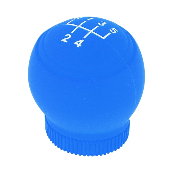 Unique Bargains 1 Pc Universal Gear Shift Knob Cover Anti-slip 6x5cm/2.36"x1.97" Stick Shifting Handle Protector Manual Blue Silicone