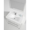thumbnail image 5 of Fine Fixtures - Modern Grey Marble 36" Bathroom Vanity Set,Chrome Hardware, vitreous China Sink Top, 5 of 8