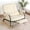 Beige, variant on Chistronger Oversized Reclining Rocking Chair with Footrest – 110°–160° Adjustable Glider with Side Pocket for Living Room, Bedroom or Nursery, Green
