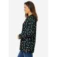 thumbnail image 5 of Woman Within Plus Size Perfect Printed Long-Sleeve Crewneck Tee, 5 of 5