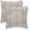 Brown Beige, variant on Boho Pillow Covers 16x16 Set of 2, Brown Beige Carpet Pattern Outdoor Decorative Throw Pillows Ethnic Rustic Farmhouse Cushion Cases Linen Gifts for Couch Sofa Decor