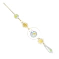 thumbnail image 1 of Toystoory Carillón de viento de cristal, colgante de luna y estrella, atrapasol plateado, cuentas coloridas, gota colgante para exterior, jardín interior Artesanía longitud 29CM Toystoory HA005305-04B, 1 of 6