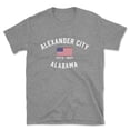 thumbnail image 1 of Alexander City Alabama Patriot Men's Cotton T-Shirt, 1 of 1