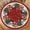 Burgundy, variant on Round Christmas Tablecloth Best for 40"-44" Xmas Fitted Round Tablecloths Elastic Edge Water-Resistant Washable Holiday Christmas Table Cover Tree for Party Picnic Camping Indoor Decor