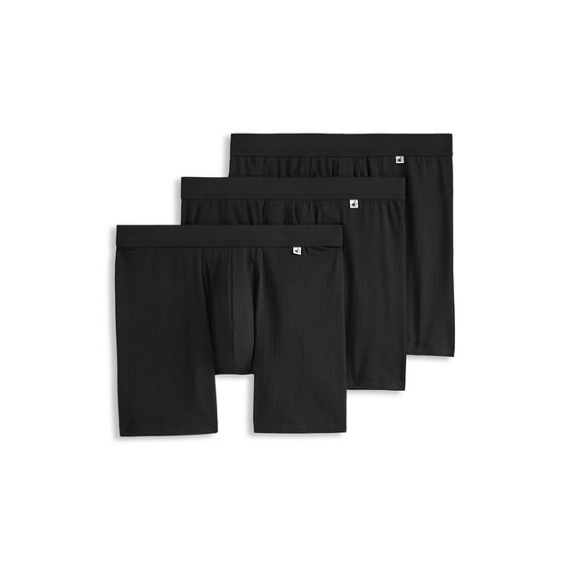 Jockey Men's Hypersoft 360 6" Boxer Brief - 3 Pack
