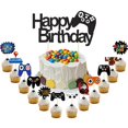 thumbnail image 3 of Cake Toppers Pretyps 25 piezas con temática de videojuegos con brillo, 3 of 7