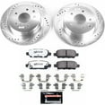 thumbnail image 3 of PowerStop Rear Z26 Street Warrior Carbon-Fiber Ceramic Brake Pad and Drilled and Slotted Rotor Kit Fits: NISSAN Select Models K7881-26, 3 of 9