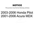 thumbnail image 2 of TOR Front Lower Rearward Suspension Control Arm Bushing TOR-K201570 for Car Honda Pilot Acura MDX, 2 of 2