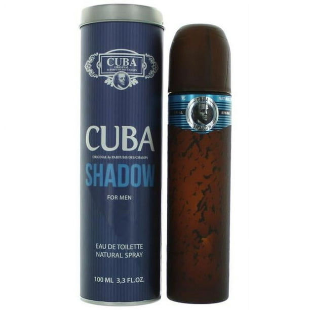 Cuba amcubash34s 3,4 oz Shadow Eau de Toilette Spray pour Homme
