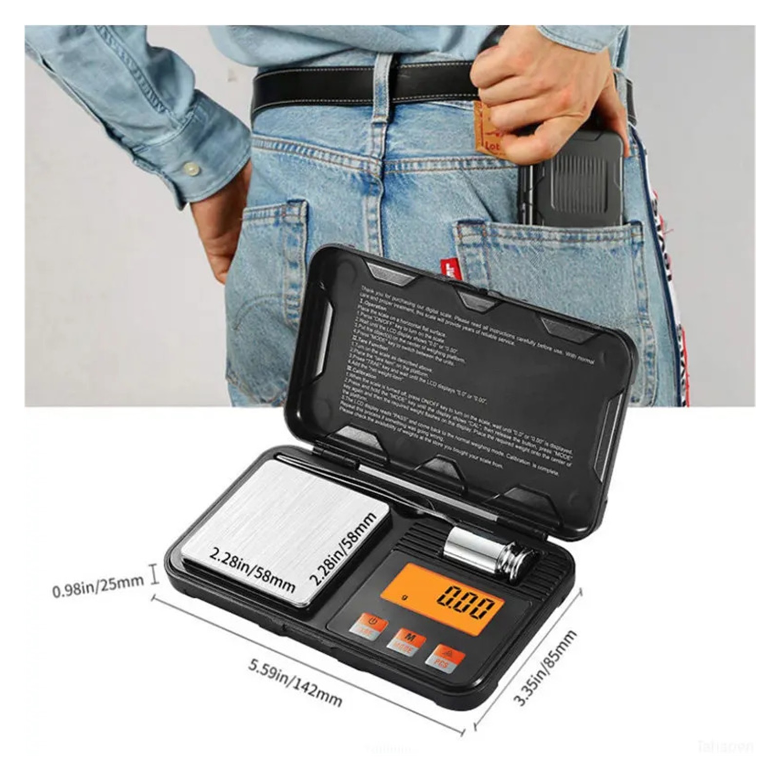 Precision Pocket Scale Digital Electronic Gold Jewelry Carat Diamond Balance Mini Scales ,High-Precision Weighing Technology