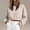 Khaki women cropped sweater a1, variant on Women Cropped Sweater Round Neck Long Sleeve Casual Solid Knit Tops for Summer Beach Loose Fit Trendy, White 2XL