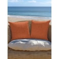 thumbnail image 5 of Outdoor Pillows Waterproof, Burnt Orange Bedding Throw Pillows with Insert for Couch Sofa Bed, Rustic Farmhouse Solid Color Fall 16x16 Inch Pillowcases Decorative Camping Patio Pillow Set of 1, 5 of 8