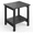 Black, variant on Adirondack Side Table Outdoor - 2-Tier HDPE End Table Weatherproof for Patio, Pool & Porch - Square Black Accent Table for Adirondack Chairs, Deck or Indoor Use
