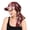 Bound Floral Burgundy, variant on Chemo Headwear for Women Brim Visor Head Scarf Pre Tied Headwraps Lightweight Skull Cap