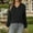 #02, variant on haieyH Women's Solid Color Casual V Neck Long Sleeve Loose Set - 100% Cotton Shirts for Women