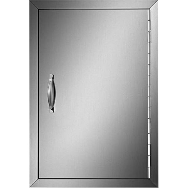 Mophorn Bbq Access Door 17w X 24h Inch, Stainless Steel Outdoor Kitchen Doors