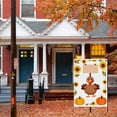 thumbnail image 3 of Thanksgiving Fall Yard Flags Happy Thanskgiving Cute Pumpkins Double-Side Yard Flags, 28x40in Versatile Turkey Cartoon Garden Flag Decoration for Garden Lawn House Balcony Porch, 3 of 6