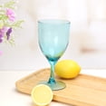 thumbnail image 2 of Hometrends Hammer Blue Acrylic Goblet 419mL, 2 of 6