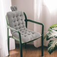 thumbnail image 6 of Chair Cushion, Desk Chair Cushion with Fixing Band, Plush Seat Cushions, Chair Seat Pad Back Support for Home Living Room Gray, 6 of 8