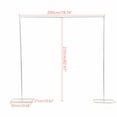 thumbnail image 2 of CNCEST Rectangle Wedding Arch Backdrop Arch Iron Props Background Wrought Party Decor, 2 of 11