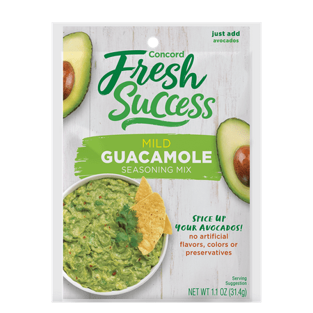 Concord Foods Mild Guacamole Mix, 1.1 oz
