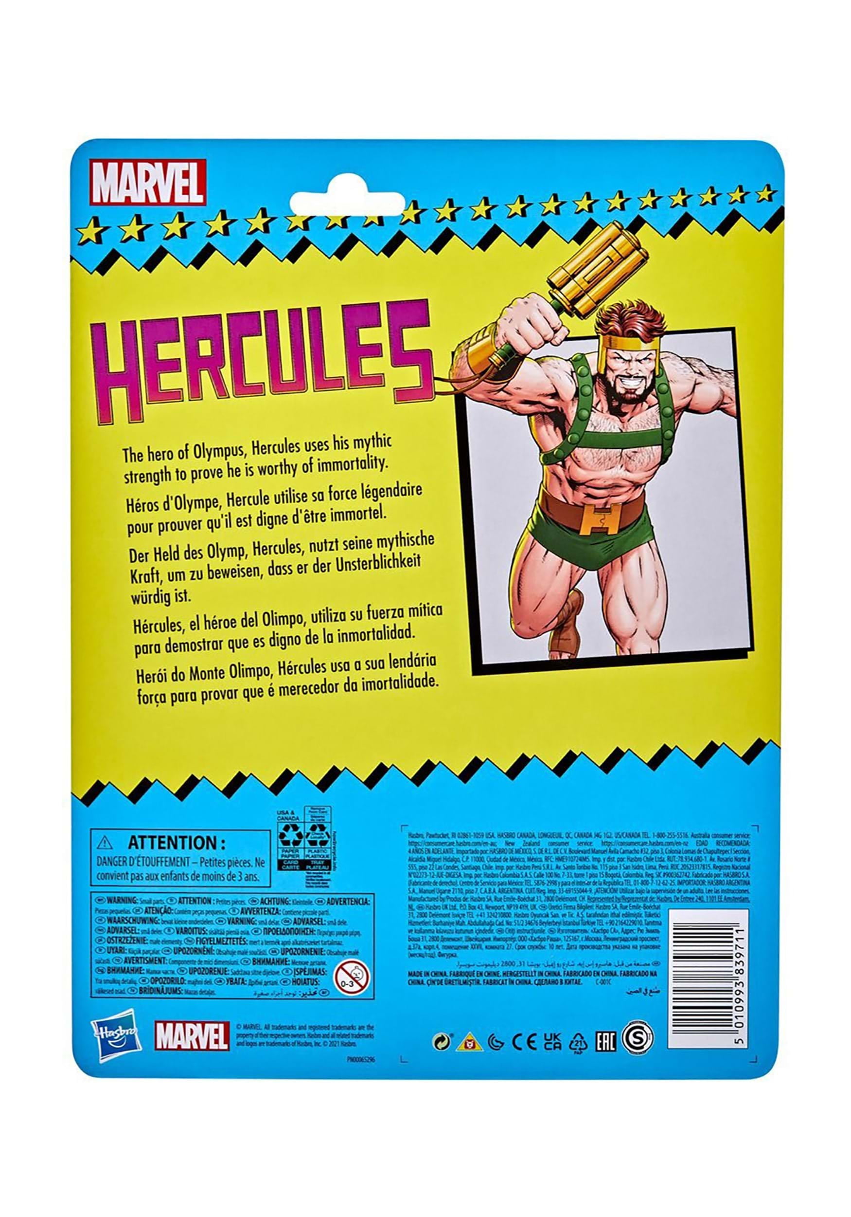 Marvel Legends Series Marvel’s Hercules 6-inch Collectible Action Figure Toy