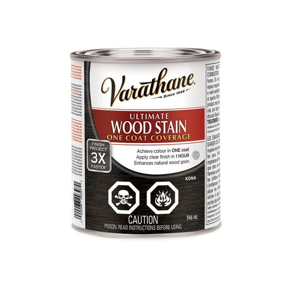 Varathane Ultimate Oil Base Kona Wood Stain, 946 mL