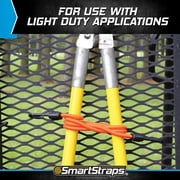 SmartStraps Adjustable Bungee Cord, Assorted Colors, 10 Pack – Includes Two 12”, Two 24”, One 36”, One 48”, and Four Mini Bungee Cords – Ideal for Securing Luggage, Gas Cans, and Coolers to Vehicles