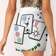 thumbnail image 4 of 2024 Mahjong Mah Jongg Game Is My Therapy Set Gifts Tiles Women's skirt Sport Skort Skirt With Pocket Fashion Korean Style, 4 of 6