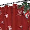 thumbnail image 3 of Santa Claus Christmas Snowman Shower Curtains,Reusable Show Curtain with Hooks Retro Polyester Fabric Bathroom Curtains for Thanksgiving Day Fall Party Home Decor, 3 of 5