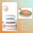 thumbnail image 3 of Meditation Floor Pillow For Yoga Living Room, Outdoor Fireplace Accent, Round Large Pillows In Colorful Patterns, Soft Pillowcase With Invisible Zipper, Cotton Material For Easy, 3 of 5