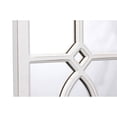 thumbnail image 3 of Sintosin Farmhouse Window Pane Wall Mirror13"x 30", Distressed White Wood Framed Vertical Decorative Wall Mirror, Vintage Ornate Window Grid Accent Mirror for Entryway Living Room Bedroom, 3 of 5