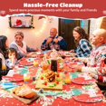 thumbnail image 4 of 121 Pcs Christmas Dinnerware Set, Christmas Party Supplies Tableware Set, Disposable Christmas Plates and Napkins Set Serves 24 Guests for Xmas Party Supplies, 4 of 7
