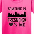 thumbnail image 4 of Inktastic Fresno California Someone Loves Me Skyline Youth T-Shirt, 4 of 5