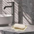 thumbnail image 2 of Unique Bargains 1 Pc Waterproof Soap Holder with Draining Beige Soap Holder for Bathroom 4.8"x3.94"x0.71", 2 of 6