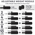 10lbs/Pair Adjustable Ankle Weights for Women and Men, Modularized ...