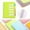 Green, variant on 1-Pack 5-Subject Spiral Notebook, Large Notebook with Dividers and Tabs, Plastic Hardcover Organizer for Work, and Note-Taking, Wirebound Journal (Pink)