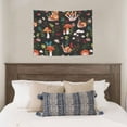 thumbnail image 4 of Kdxio Mushroom With Snails Wall Hanging Tapestries Banner For Bedroom College Dorm Home Living Room Party Decor 29X37 In, 4 of 8