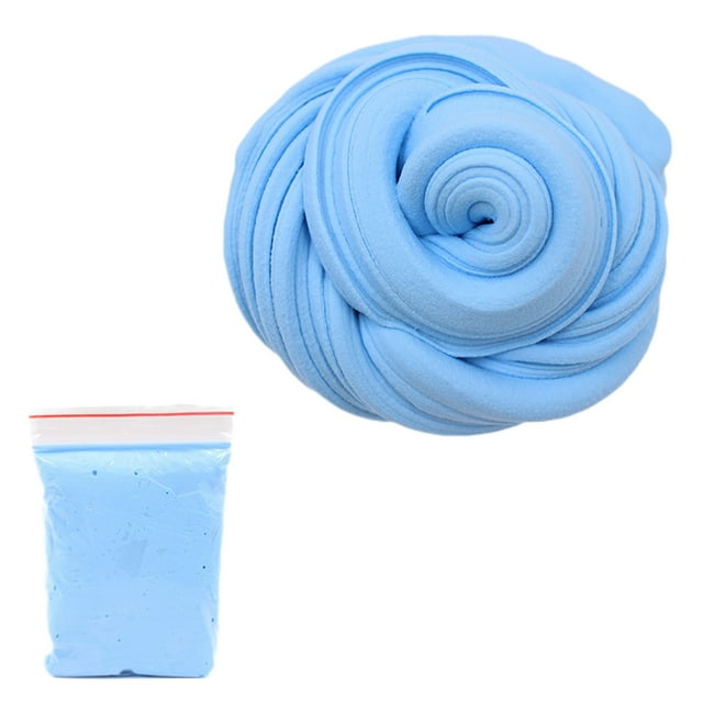 Blue Solid Color Cloud Butter Clay Toy 20G Non-Hardening Stretchy DIY Craft Sensory Play Modeling Clay Blue Color