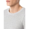 thumbnail image 2 of Fruit of the Loom Men's Thermal Waffle Crew Top, 2-Pack, Sizes S-5XL, 2 of 11