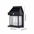thumbnail image 2 of Solar Wall Light Outdoor Dusk to Dawn with Motion Sensor Waterproof LED Wall Sconce for Exterior Security Lighting Patio Fence Yard Garage Wall Mount Light (1Pc 5"x2"x7"), 2 of 8
