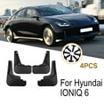 thumbnail image 3 of 4PCS Black Splash Guards Mud Flaps Guards for Hyundai Ioniq 6 2022+, 3 of 8