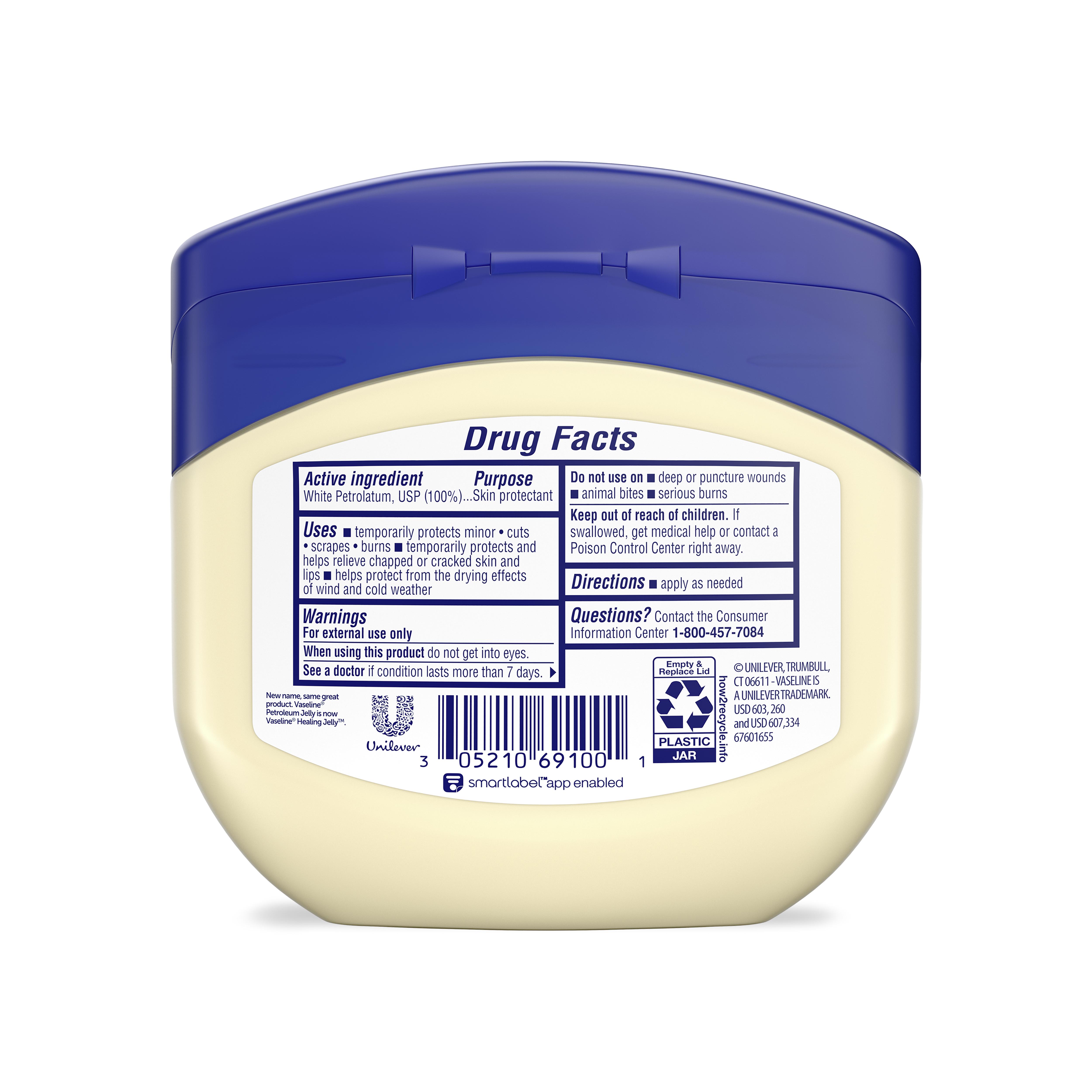 Vaseline Original Healing Moisturizing Petroleum Jelly for Dry Skin, 13 oz (2 Count) - image 2 of 7