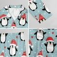 thumbnail image 6 of Top-kevin Pajama Sets for Womens Koalas Kangaroos Hedgehogs Hat Loose Button Down Long Sleeve Shirts And Pants Set, 6 of 12